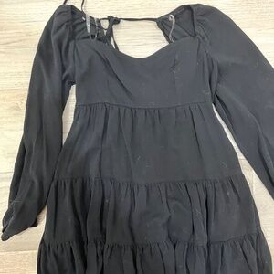Gorgeous lbd little black dress with a sweetheart neckline and tie in the back